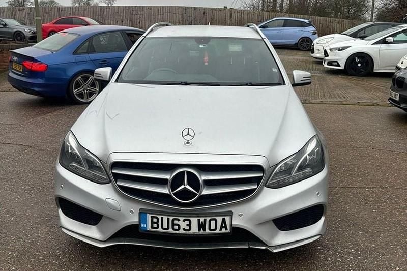 Silver Used 2013 Mercedes E220 AMG Estate | £4,995 (Fair price) - Image 1/1