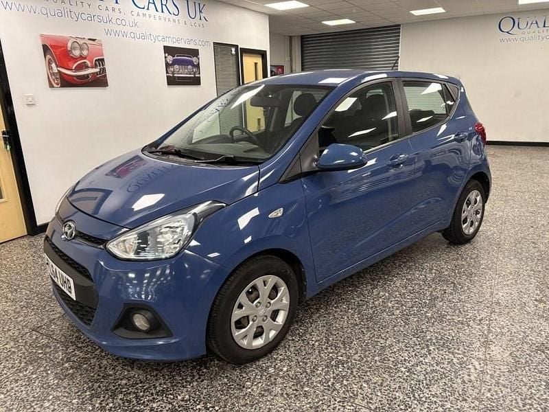 Used Hyundai i10 SE 67 HP (49 kW) 2014 Blue Hatchback