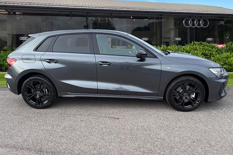 New Audi A3 Sportback Black Edition 2026 Grey Hatchback