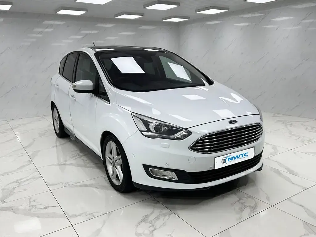 Used Ford C-MAX Titanium X 125 HP (91 kW) 2015 White MPV