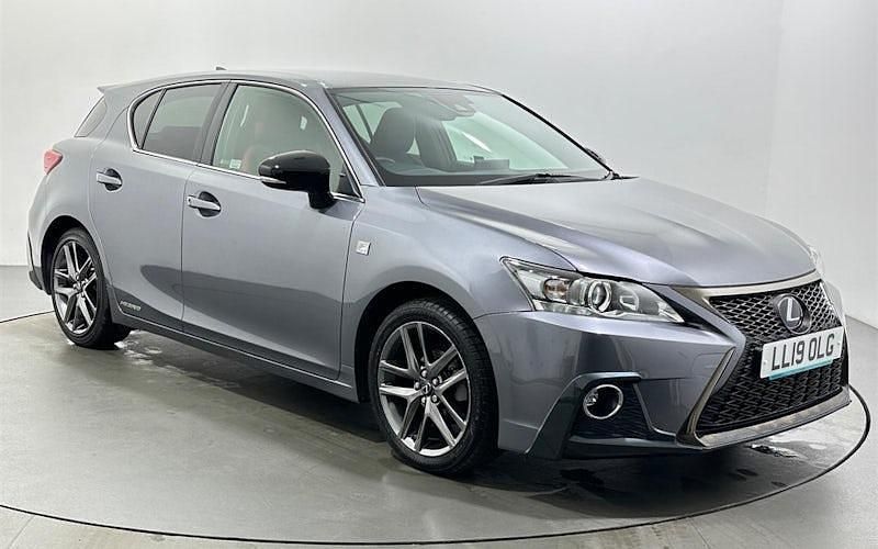 Used Lexus CT200h Sport Line 136 HP (100 kW) 2019 Grey Hatchback