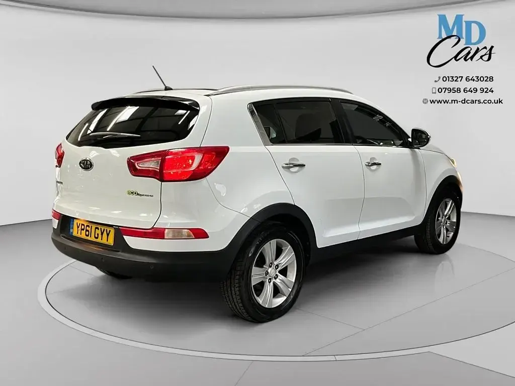 Used Kia Sportage 114 HP (83 kW) 2012 White SUV