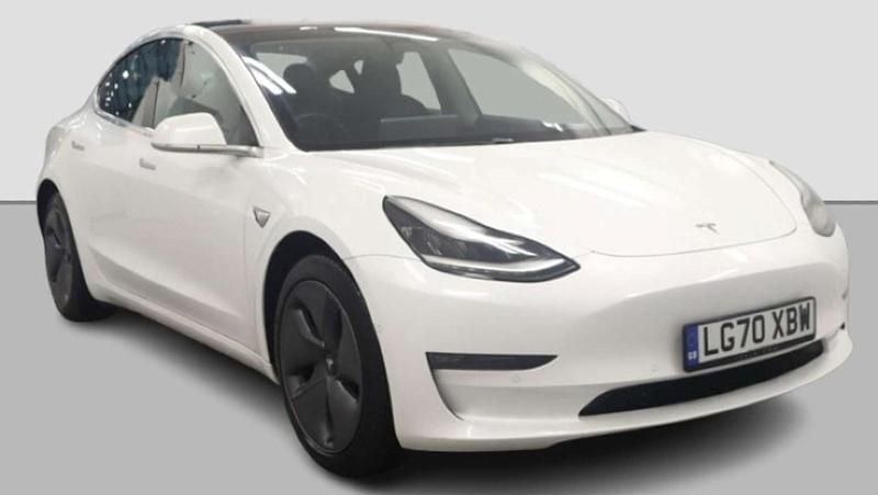 White Used 2020 Tesla Model 3 Long Range AWD Sedan | £13,833 (Super price) - Image 1/1
