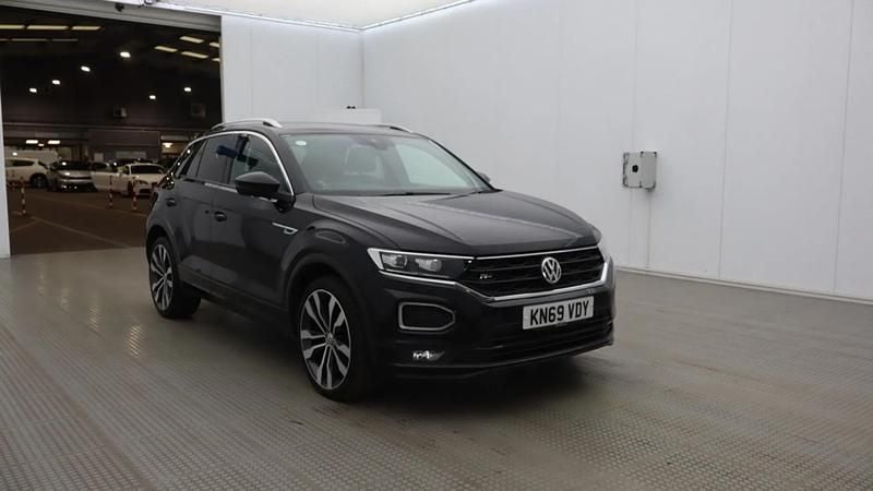 Used VW T-Roc R-line 150 HP (110 kW) 2019 Black SUV