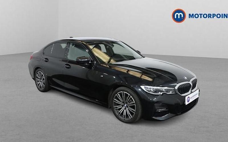 Black Used 2021 BMW 320 M Sport Sedan | £21,949 (Good price) - Image 1/4