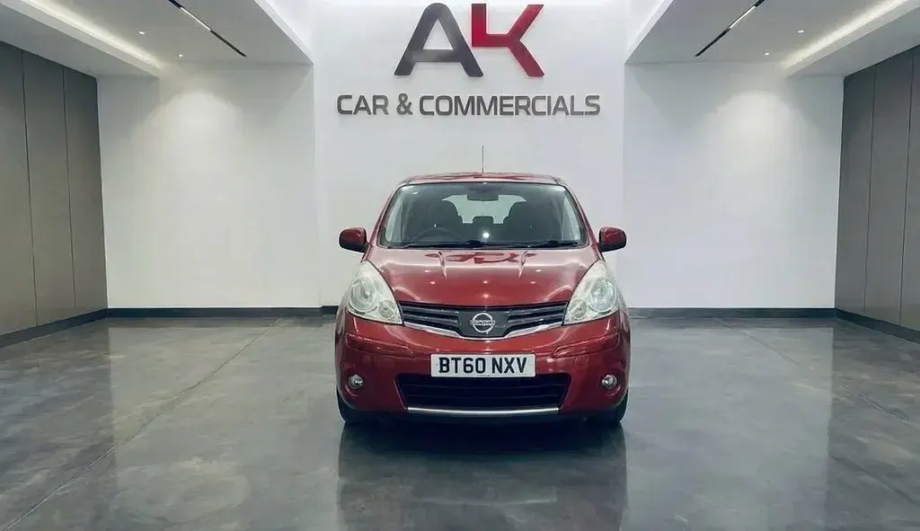 Used Nissan Note N-TEC 88 HP (64 kW) 2010 Red Hatchback