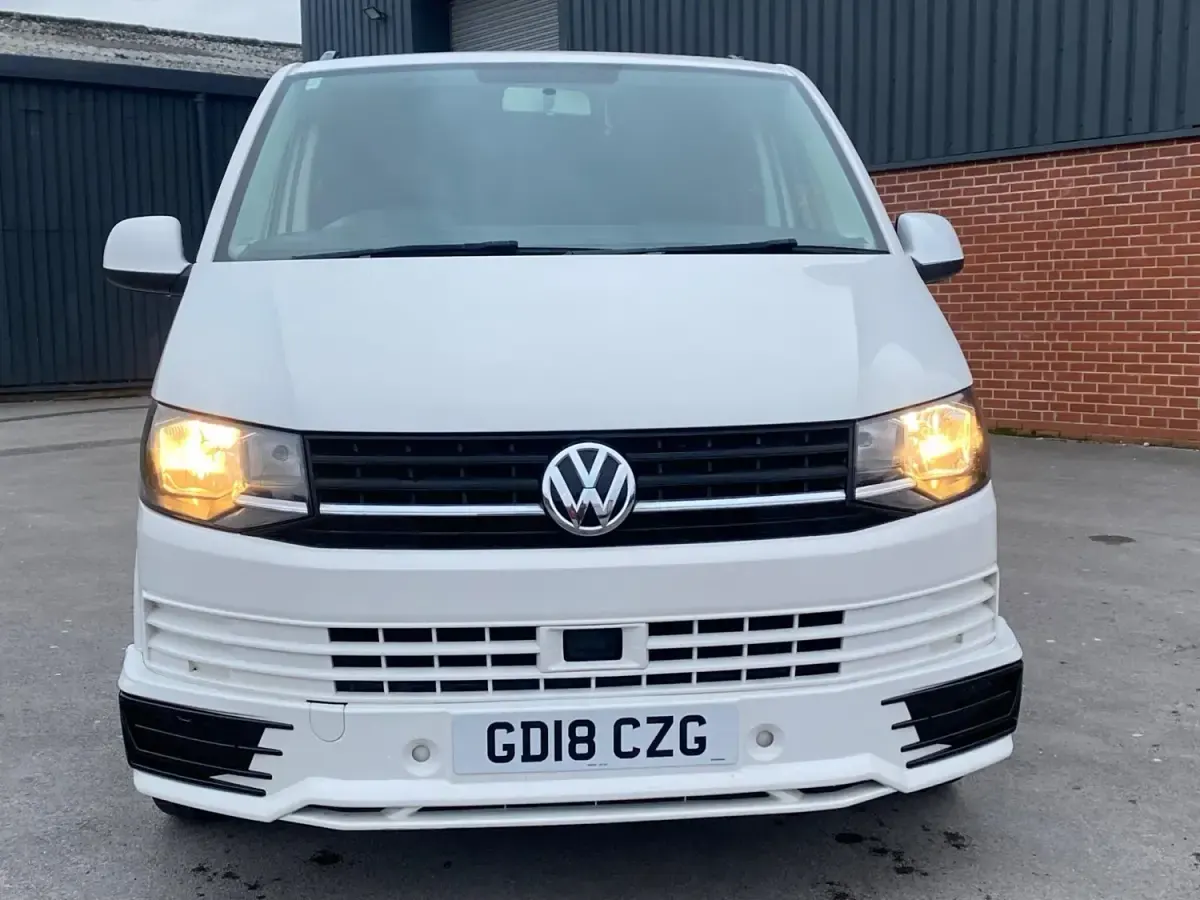 Begagnad VW Transporter Startline 2018 Vit Van
