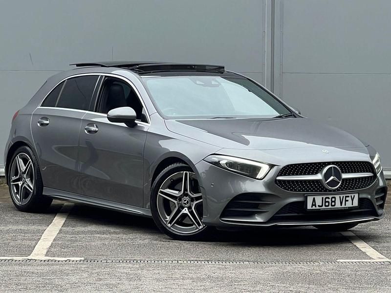 Grey Used 2018 Mercedes A250 AMG Line Premium Plus Hatchback | £13,795 (Expensive) - Image 1/4
