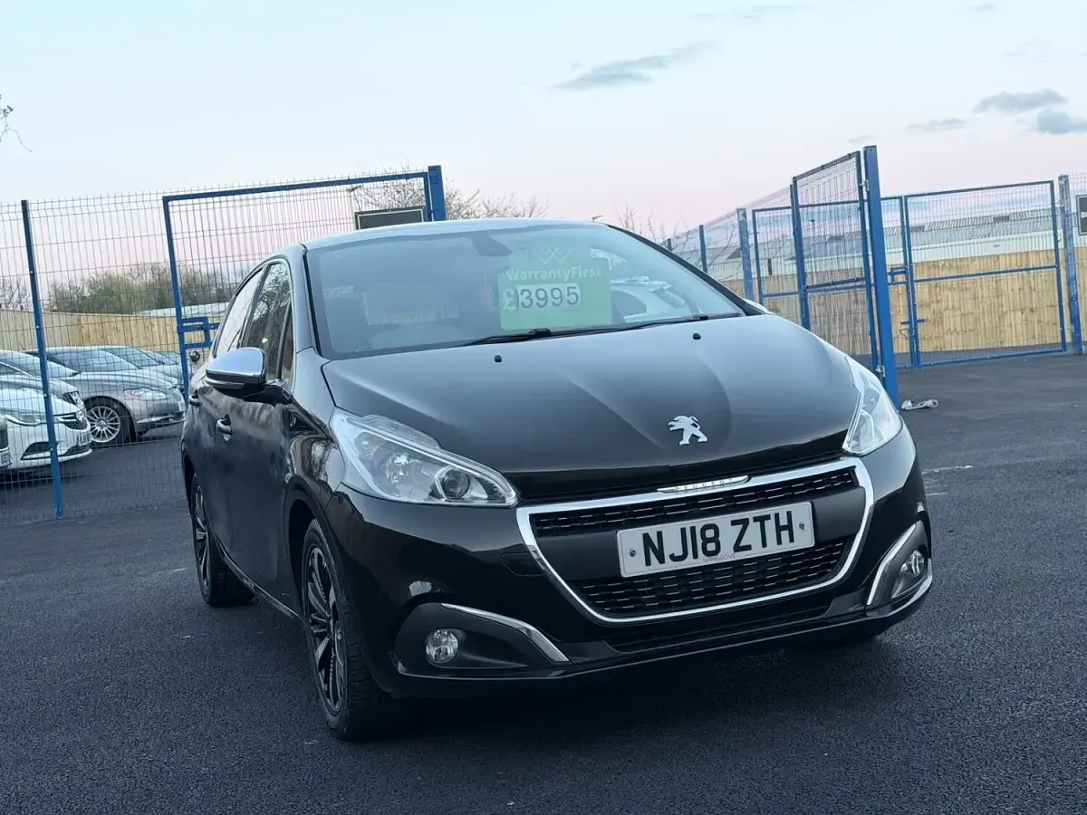 Used Peugeot 208 Allure Premium 2018 Black Hatchback
