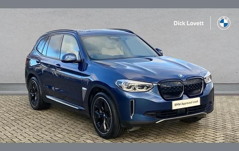 Blue Used 2021 BMW iX3 Comfort Edition SUV | £25,222 (Fair price) - Image 1/4