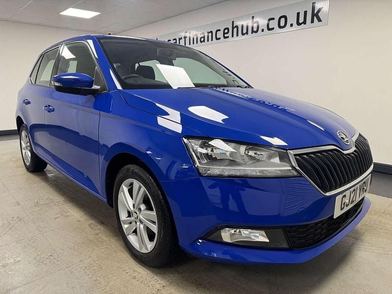 Blue Used 2021 Skoda Fabia SE Hatchback | £6,995 (Good price) - Image 1/4