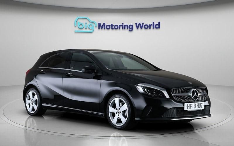 Used Mercedes A200 Sport Edition 136 HP (100 kW) 2018 Black Hatchback