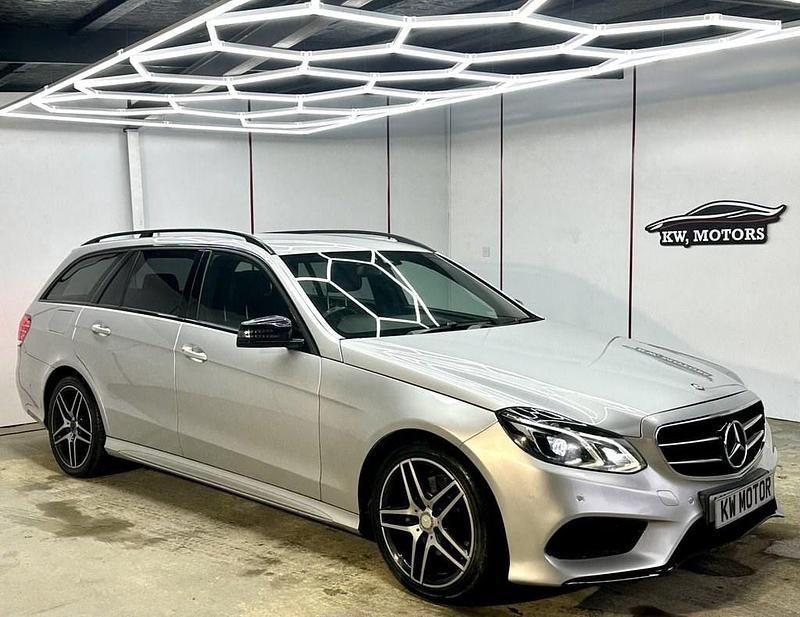 Silver Used 2015 Mercedes E220 AMG Estate | £10,984 (Fair price) - Image 1/4