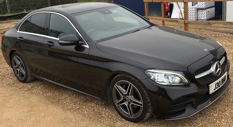 Used Mercedes C220 AMG Line Premium 194 HP (142 kW) 2019 Black Sedan