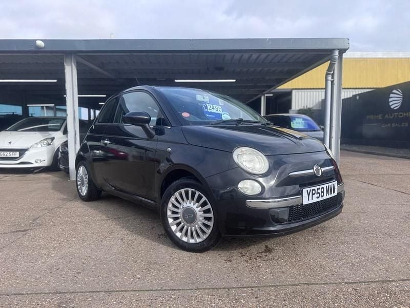 Used Fiat 500 Lounge 2008 Black Hatchback