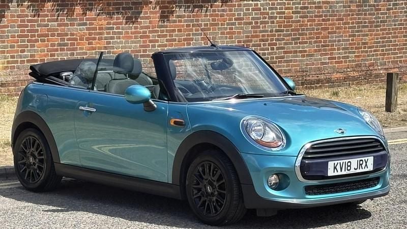 Turquoise Used 2018 Mini Cooper Cabriolet Cabriolet | £9,999 (Good price) - Image 1/4