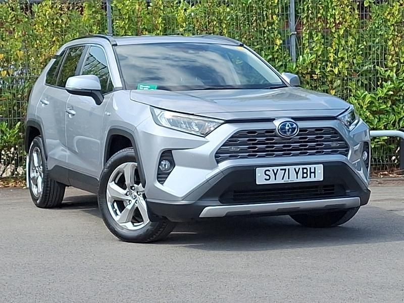 Silver Used 2021 Toyota RAV4 Hybrid Design SUV | £25,998 (Good price) - Image 1/4