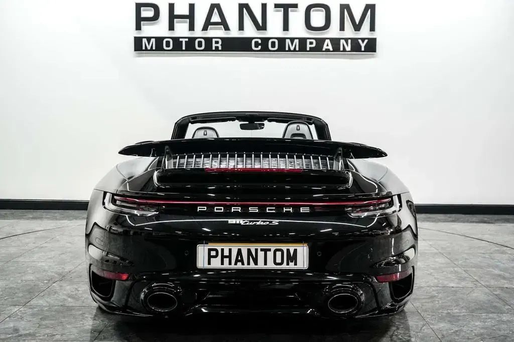 Used Porsche 911 Turbo S Cabriolet 650 HP (478 kW) 2020 Black Cabriolet