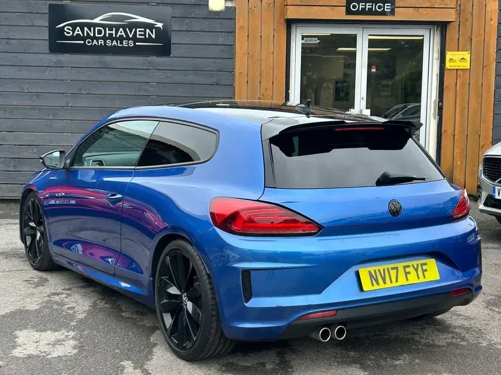 Used VW Scirocco Black Edition 184 HP (135 kW) 2017 Blue Coupe
