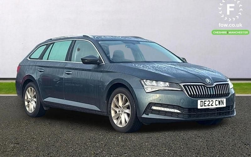 Grey Used 2022 Skoda Superb SE Estate | £17,499 (Fair price) - Image 1/4