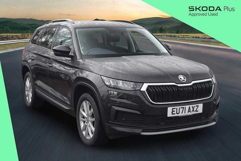 Black magic pearl effect Used 2021 Skoda Kodiaq SE SUV | £19,995 (Super price) - Image 1/4
