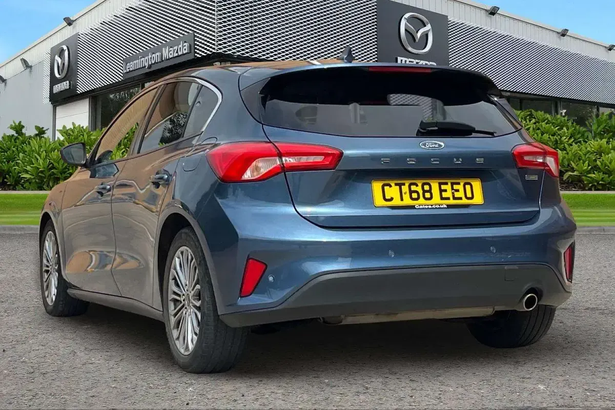 Used Ford Focus Titanium X 125 HP (91 kW) 2018 Blue Hatchback