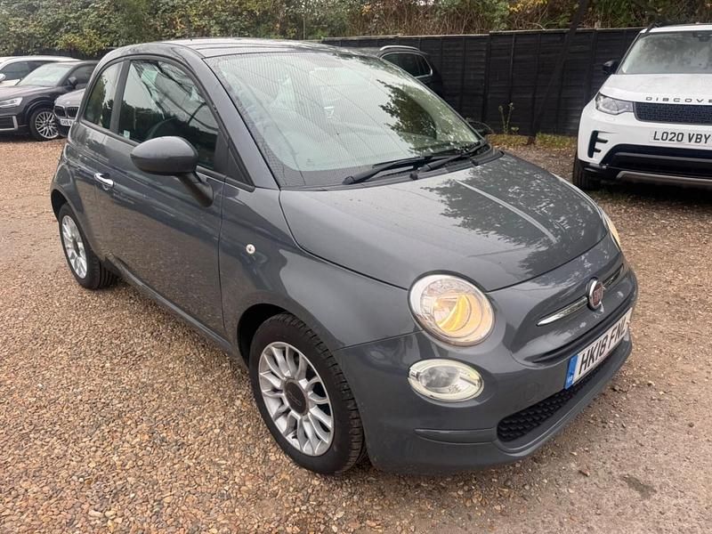 Grey Used 2018 Fiat 500 Pop Star Hatchback | £6,995 (Fair price) - Image 1/4
