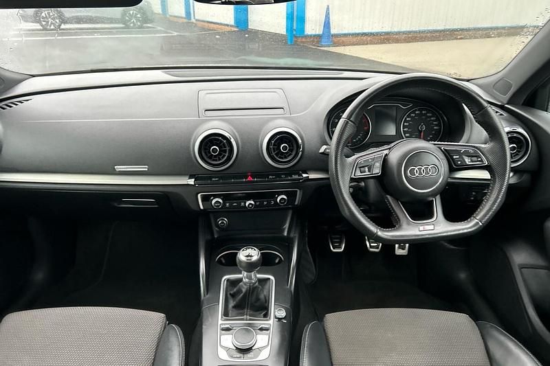 Used Audi A3 Sportback Black Edition 116 HP (85 kW) 2018 Black Hatchback