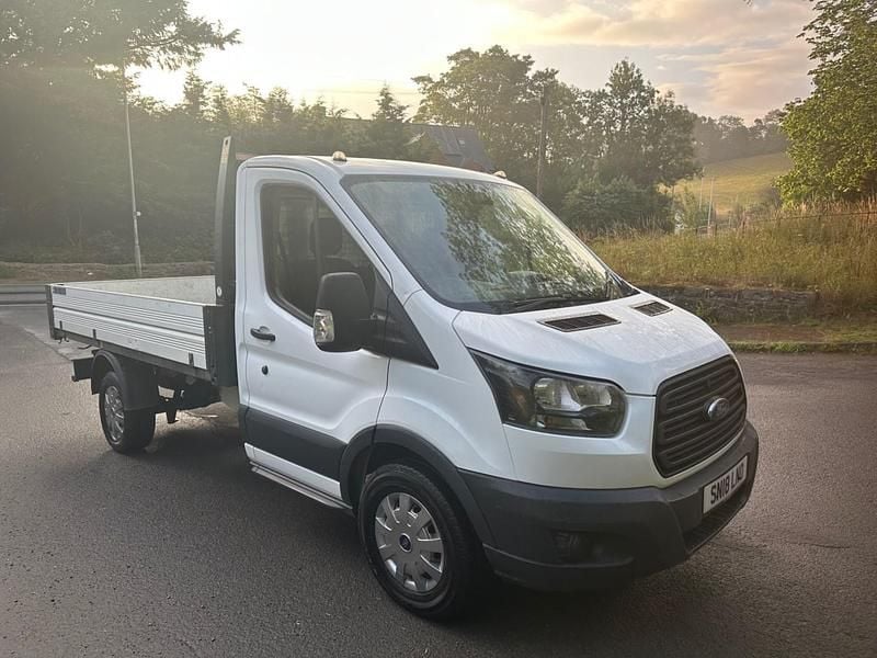 Used Ford Transit 130 HP (95 kW) 2018 White Cabriolet