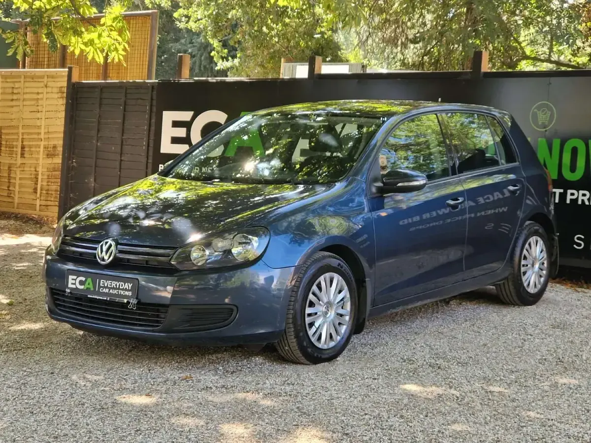 Used VW Golf VI S 122 HP (89 kW) 2010 Blue Hatchback