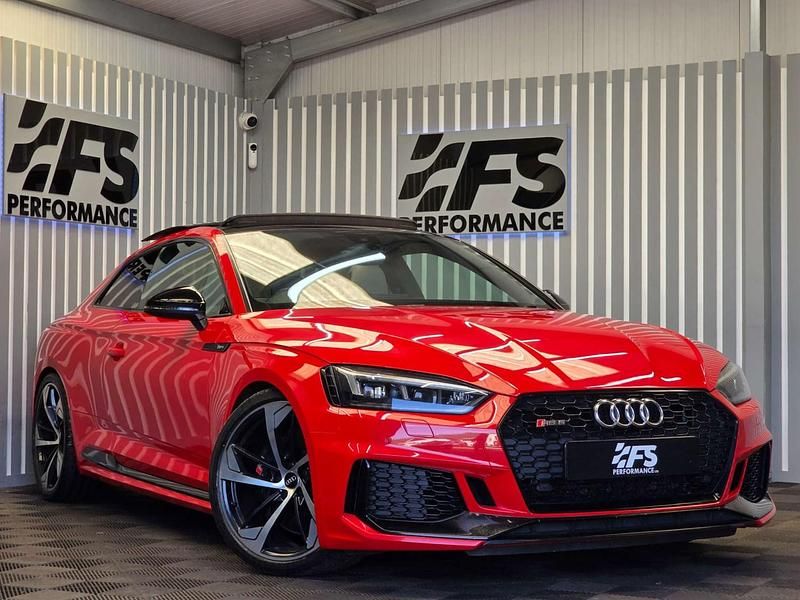 Used Audi RS5 Comfort 450 HP (330 kW) 2017 Red Coupe