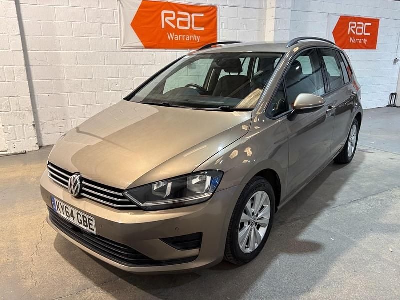 Gold Used 2014 VW Golf Sportsvan SE MPV | £7,495 (Fair price) - Image 1/4