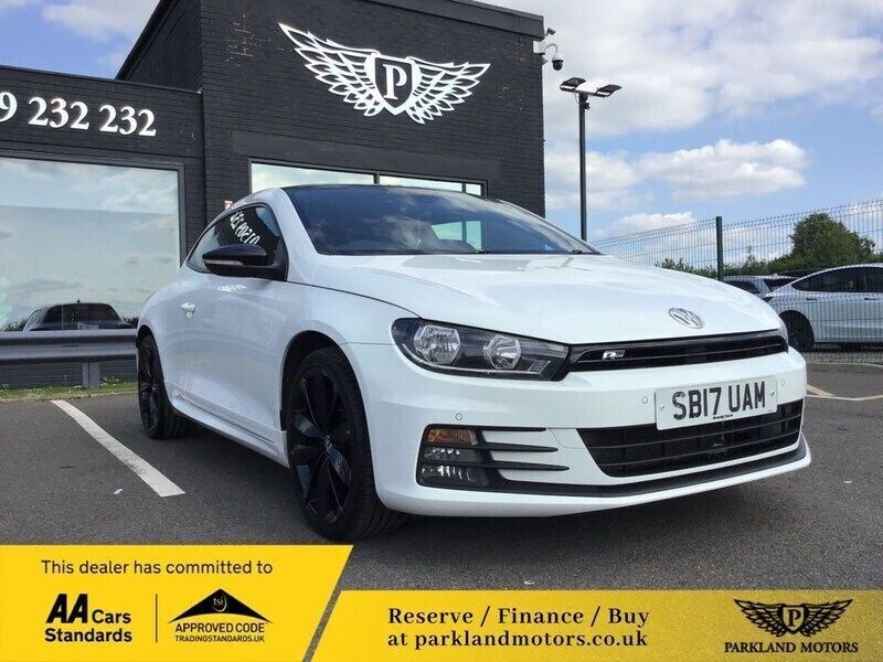 White Used 2017 VW Scirocco Black Edition Coupe | £9,946 (Fair price) - Image 1/4