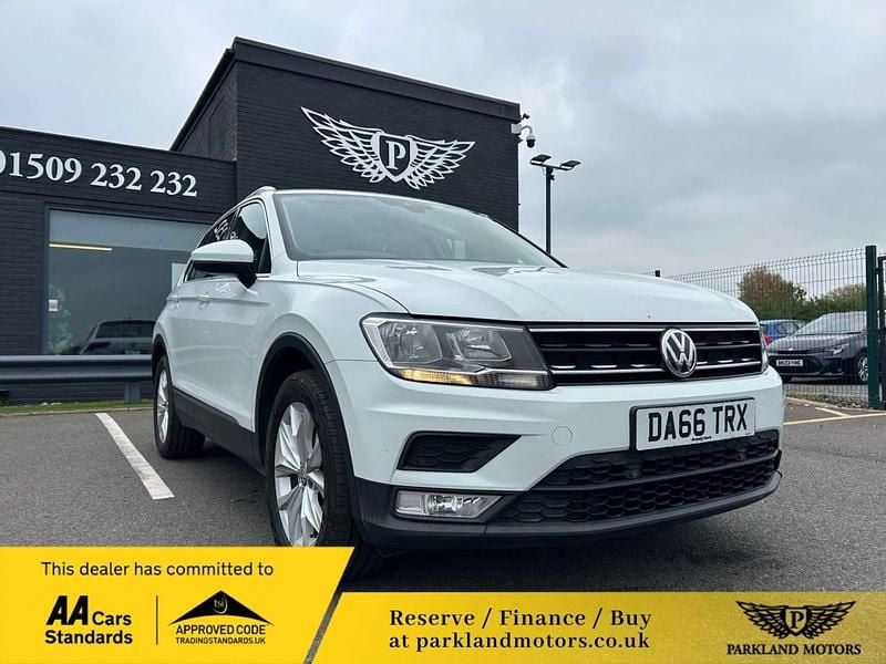 White Used 2016 VW Tiguan SE SUV | £9,895 (Expensive) - Image 1/4