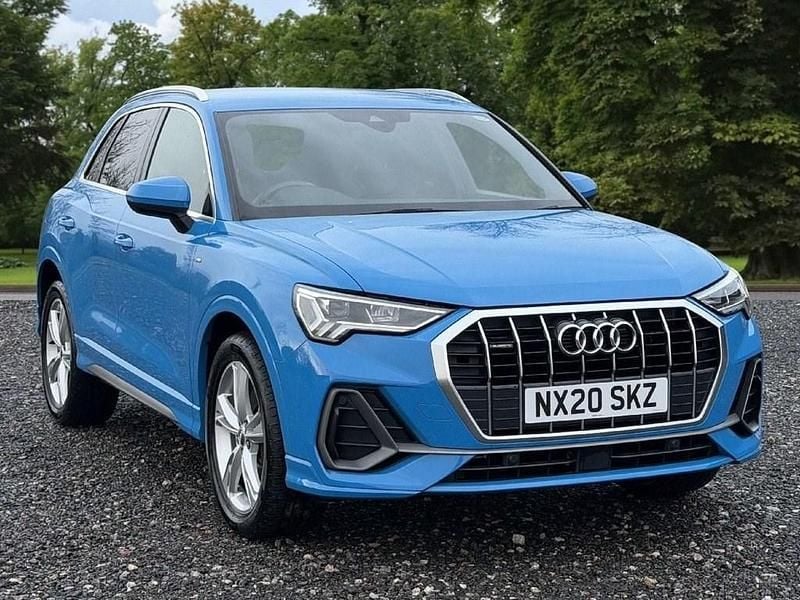 Blue Used 2020 Audi Q3 S-Line SUV | £22,495 (Good price) - Image 1/4
