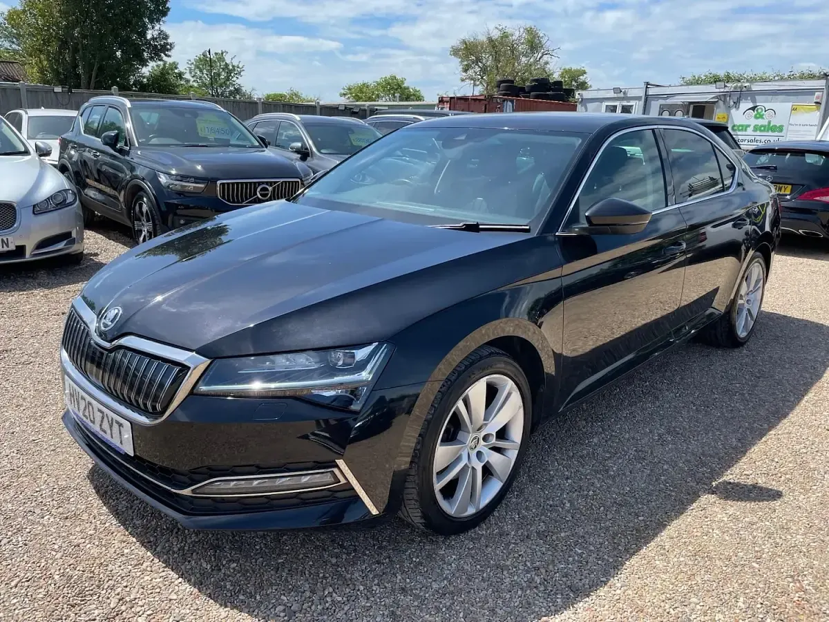 Used Skoda Superb SE L 218 HP (160 kW) 2020 Black Hatchback