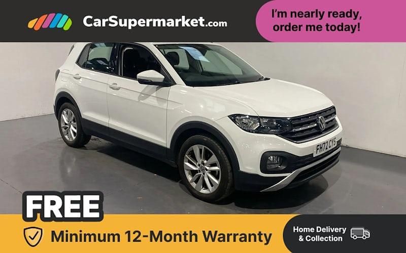 White Used 2023 VW T-Cross SE SUV | £14,997 (Fair price) - Image 1/4