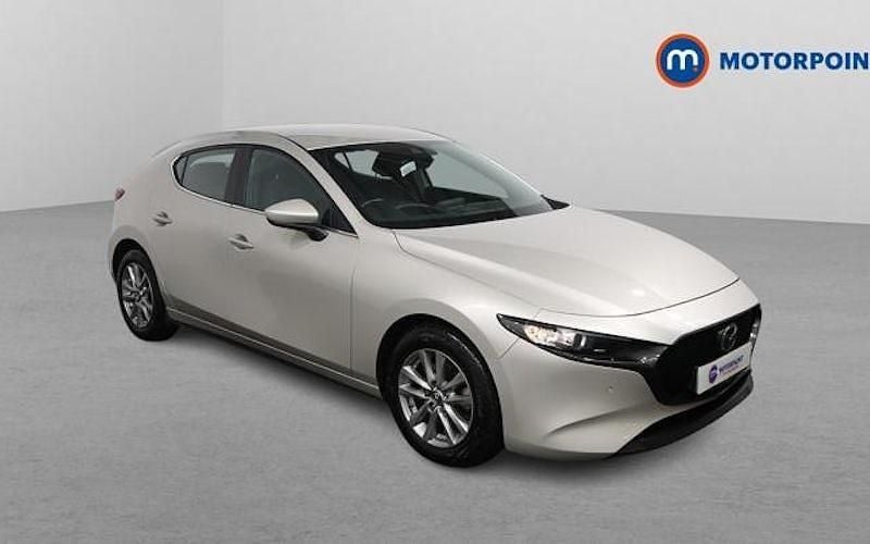 Silver Used 2022 Mazda 3 Hatchback | £15,299 (Fair price) - Image 1/4