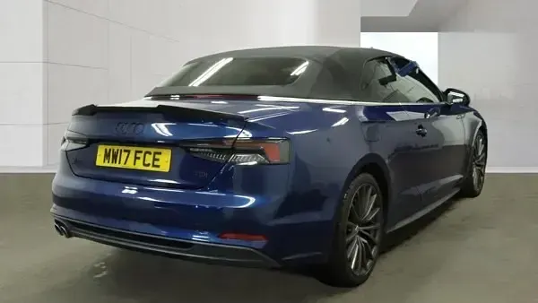 Used Audi A5 Cabriolet S-Line 2017 Blue Cabriolet