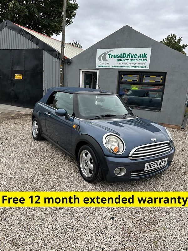 Blue Used 2009 Mini Cooper Cabriolet Cabriolet | £1,895 (Good price) - Image 1/4
