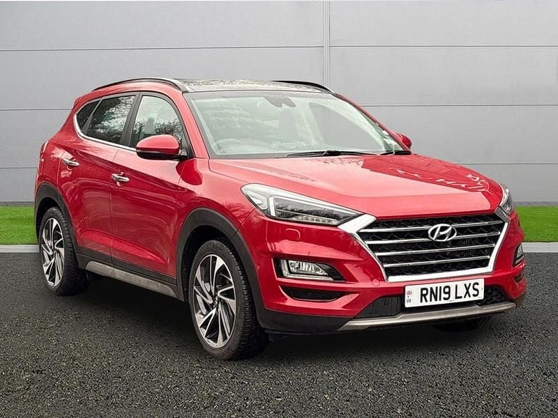 Red Used 2019 Hyundai Tucson Premium SE SUV | £18,495 (Fair price) - Image 1/4