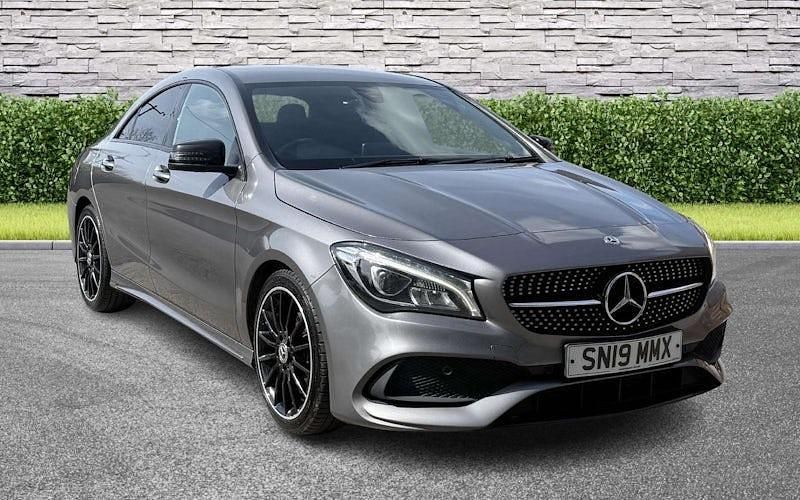 Used Mercedes CLA200 AMG line 156 HP (114 kW) 2019 Grey Coupe