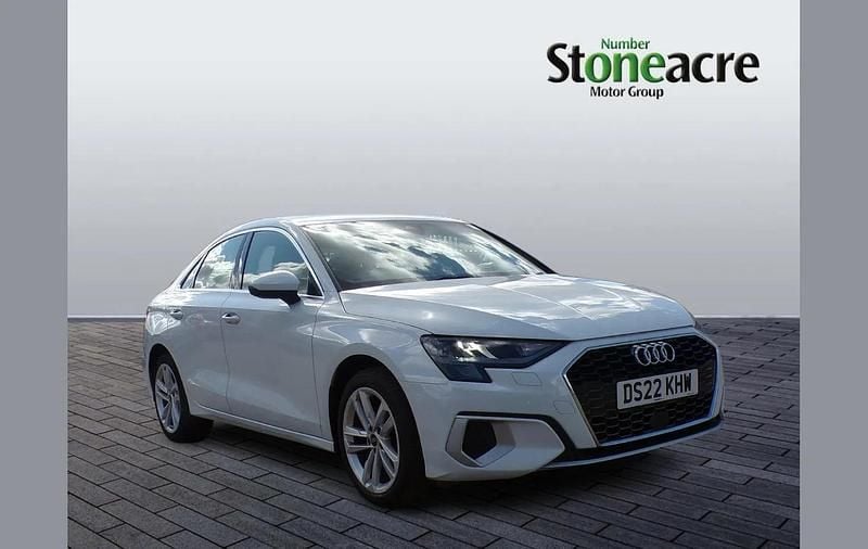 White Used 2022 Audi A3 Sport Sedan | £19,895 (Good price) - Image 1/4