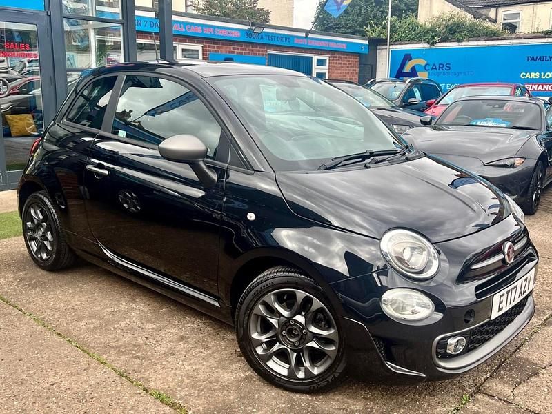 Black Used 2017 Fiat 500 S Hatchback | £5,980 (Fair price) - Image 1/4