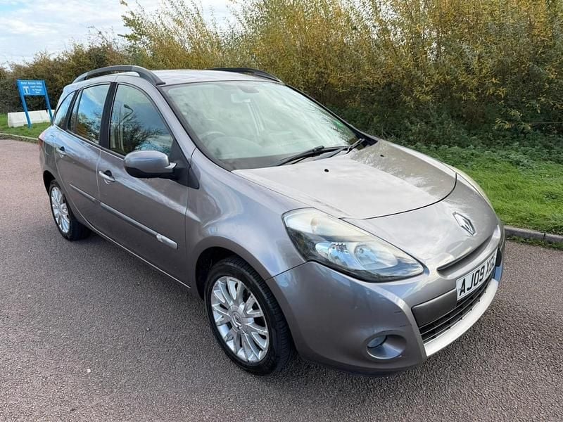 Grey Used 2009 Renault Clio GrandTour Dynamique Estate | £1,499 (Expensive) - Image 1/4