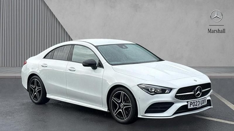 White Used 2023 Mercedes CLA180 Executive Sedan | £24,795 (Fair price) - Image 1/4