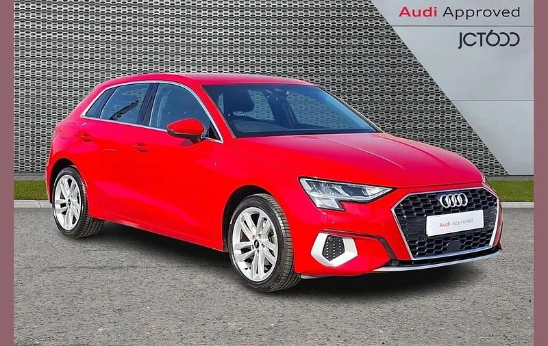 Used Audi A3 Sport 147 HP (108 kW) 2023 Red Sedan