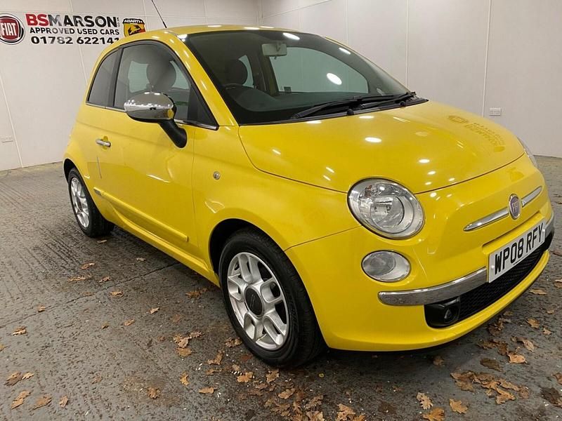 Used Fiat 500 Sport 2008 Yellow Hatchback