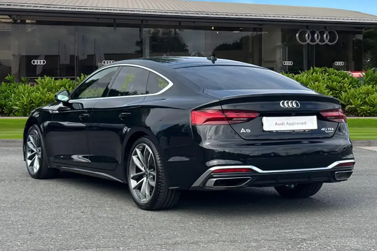 Used Audi A5 S-Line 204 HP (150 kW) 2022 Black Coupe
