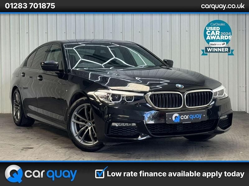 Black Used 2017 BMW 520 M Sport Sedan | £17,995 (Fair price) - Image 1/3